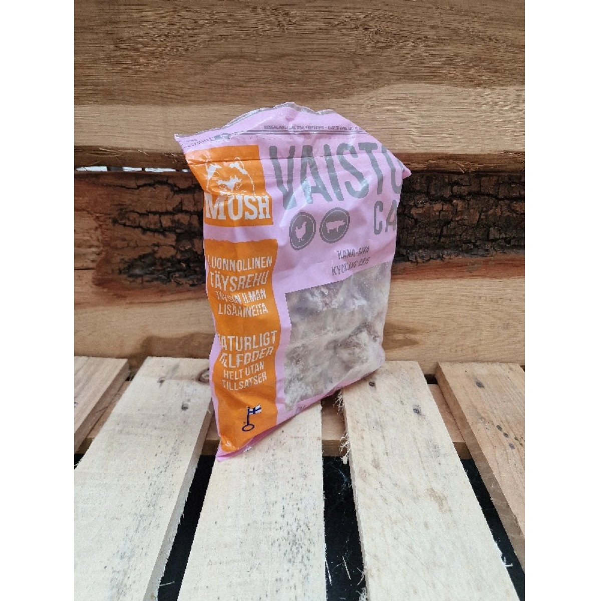 MUSH Vaisto kat Kylling Gris Pink 800 g
